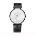 OEM ODM Marble Luxury Design Europe Market 316L Stainless Steel Japanese Quartz Movement Mesh Wrist Watches